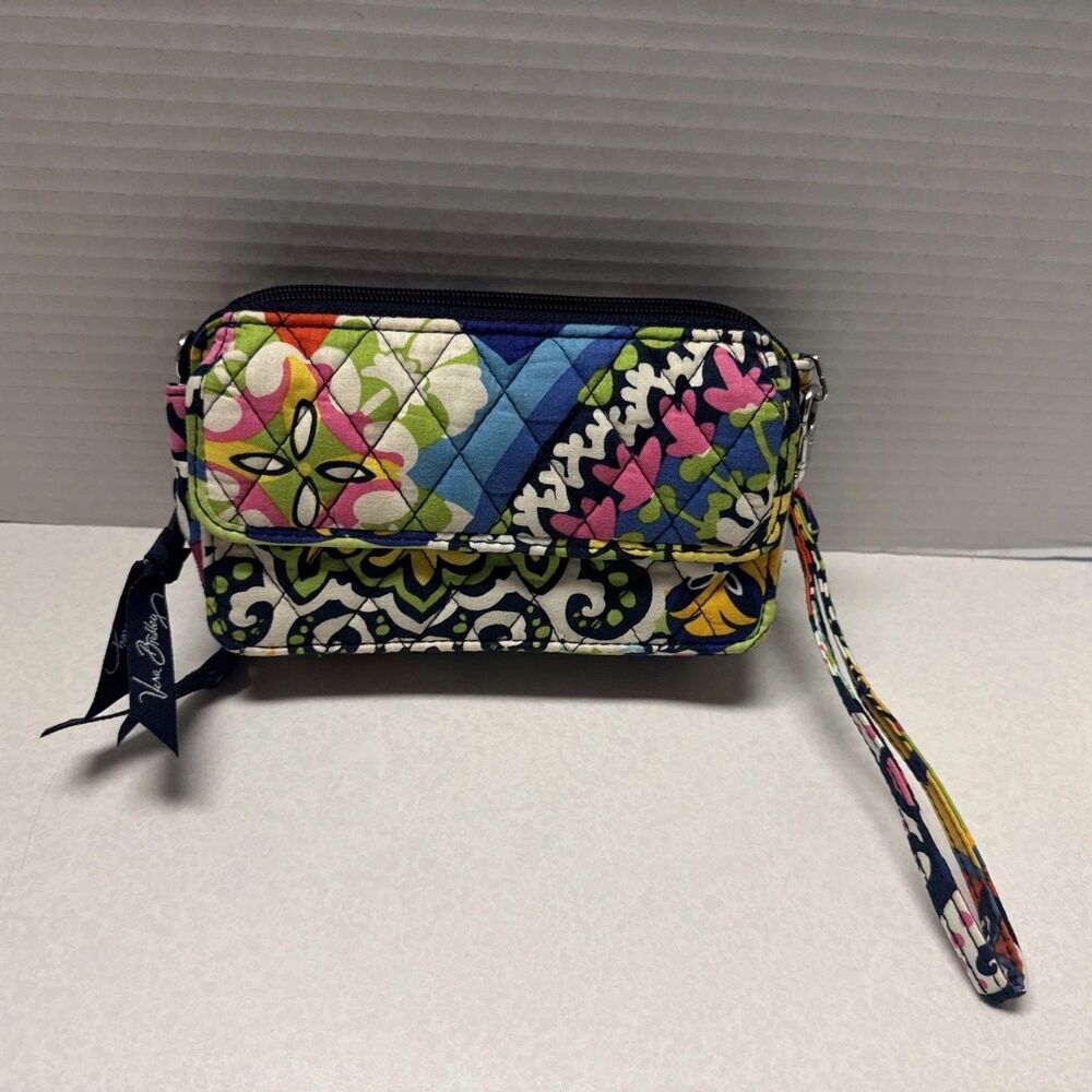 Vera Bradley Rio Multicolor Paisley Medallion All One Purse Wallet